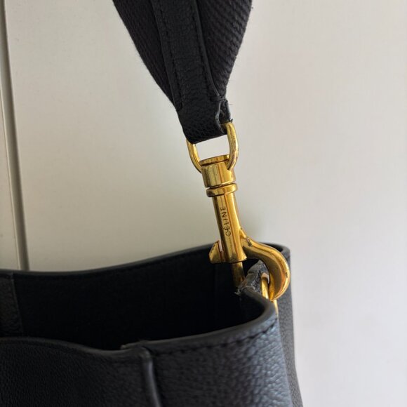 Celine Phoebe Philo Seau Sangle Bag Black - Picture 6 of 16